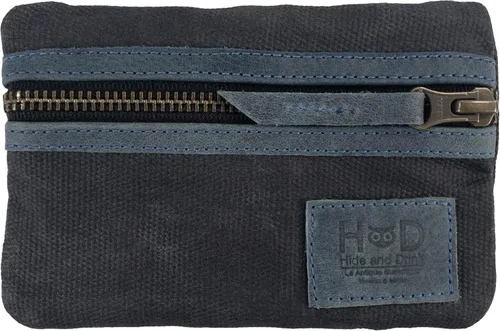Miniatura 2 de Hide & Drink, Estuche de bolsillo multiherramientas, Bolsa compacta multiusos con cremallera para artículos de diario (EDC), Mini estuche de Negro
