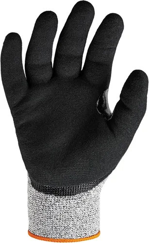 Miniatura 8 de Guantes de trabajo recubiertos de nitrilo, resistentes al corte nivel A3, agarre para ambientes húmedos o secos, Ergodyne ProFlex