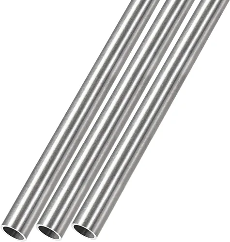 Miniatura 24 de METALLIXITY Tubo de acero inoxidable 304 (0.276 in de diámetro exterior x 0.031 in de alto x 11.811 in de largo) 3 piezas, tubo recto, para muebles