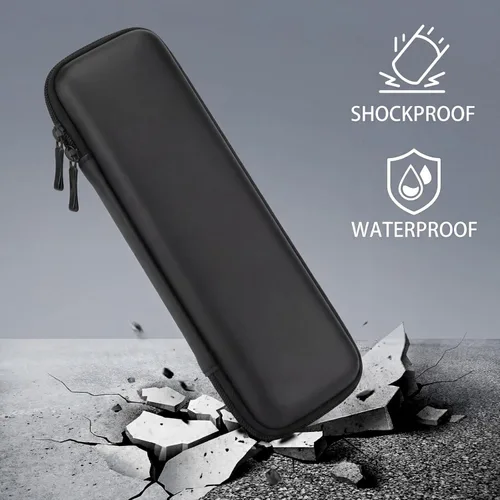 Miniatura 4 de Mudder Estuche de lápiz con carcasa dura para lápices y lápices capacitivos, estuche delgado para bolígrafos de viaje pequeño, estuche de bolsillo