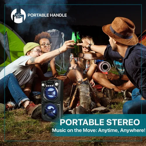 Miniatura 3 de Altavoz portátil con Bluetooth, Sylvania Negro