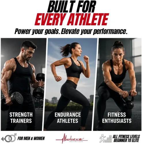 Miniatura 6 de Metabolic Nutrition Polvo de monohidrato de creatina pura para crecimiento muscular, fuerza y recuperación, suplemento de fitness, 0.18 onzas por