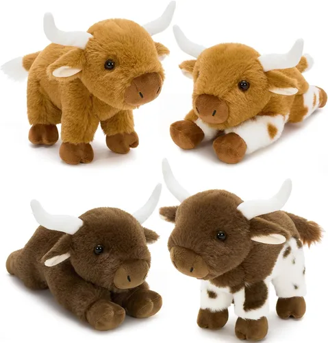 Miniatura 13 de Tezituor Juego de 4 animales de peluche de murciélago grandes, de 22 pulgadas, gran peluche realista de murciélago que crece en la oscuridad