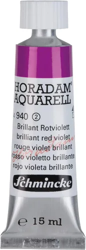 Miniatura 52 de Schmincke - HORADAM® AQUARELL - acuarelas de los mejores artistas, carmín permanente - 0.5 fl oz 353 carmín permanente
