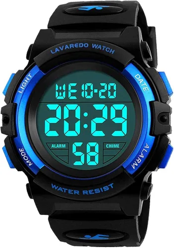 Reloj analógico para niños reloj para niños de 6 a 15 años reloj digital para deportes al aire libre multifuncional con cronógrafo LED 50 M