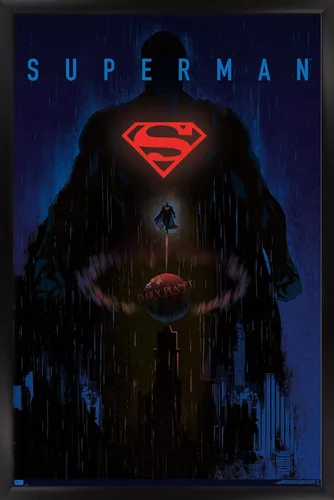 Miniatura 7 de DC Comics: Dark Artistic - Póster de pared de Superman, 34 pulgadas de largo x 22.4 pulgadas de ancho, versión premium sin marco