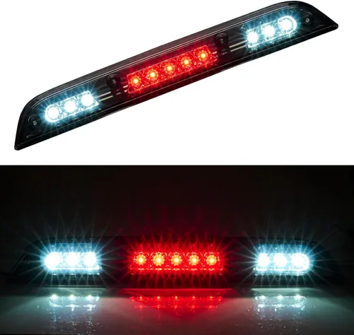 Miniatura 30 de Tercera tercera luz de freno, luz de freno LED de montaje alto para Chevy Silverado GMC Sierra 1500 2500 3500 HD Classic, lámpara de carga trasera