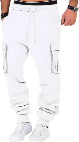 Miniatura 5 de Pantalones cargo para hombre, holgados, pantalones deportivos para hombre, pantalones deportivos casuales, pantalones de carga rectos, pantalones