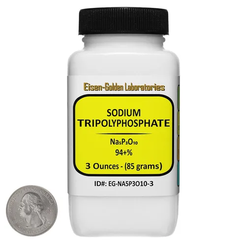 Miniatura 6 de Tripolifosfato de sodio [Na5P3O10] 94+% USP-FCC polvo de grado alimenticio 12 onzas en dos botellas