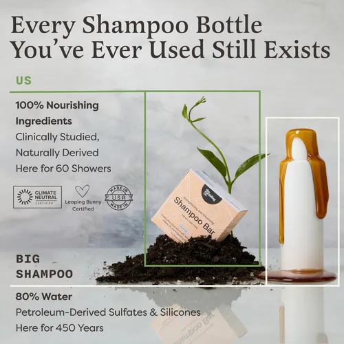 Miniatura 8 de The Earthling Co - Juego de barra de champú y acondicionador voluminizador para engrosamiento, plenitud, fuerza y crecimiento, sin sulfato, silicón