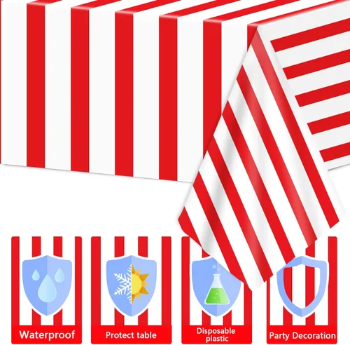 Miniatura 4 de Platos de papel con temática de circo y servilletas, decoraciones de fiesta de circo, juego de vajilla de carnaval, platos de cena con temática