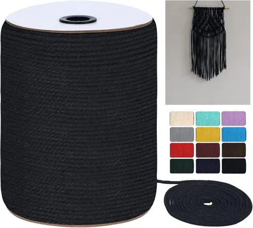 Cordón de macramé, 0.118 pulgadas x 328 yardas