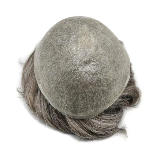 Miniatura 13 de Toupee for Men Human Hair Pieces Ultra Thin Skin Mens Toupee Hair Replacement System Mens Hair Units for Men