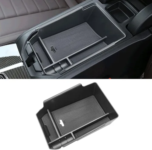 Compatible con organizador de consola central BMW X3 2018-2024, para bandeja organizadora de consola 2019-2024 X4, para caja de almacenamiento