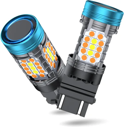 Miniatura 9 de 1157 Bombilla LED Ámbar, 2057 7528 2357A Bombilla LED de Señal de Giro con Resistencia Integrada CANBUS Libre de Errores, Bombilla Intermitente