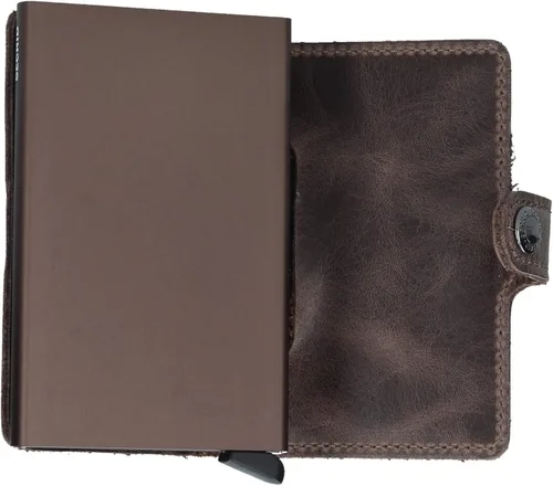 Miniatura 4 de Secrid - Mini cartera de cuero genuino RFID seguro para tarjetas de máximo 12 tarjetas