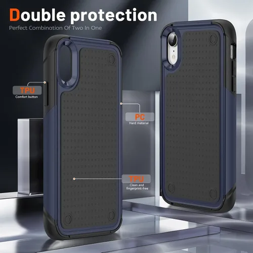 Miniatura 348 de Jeylly Funda para iPhone SE/Funda para iPhone 5S, Exterior de Plástico Duro que Absorbe Golpes + Interior de Silicona de Goma Defensor contra