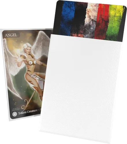 Miniatura 37 de Ultimate Guard Fundas exteriores para cartas Cortex, 100 fundas estándar de tamaño TCG, 66 x 91 mm, con respaldo negro, acabado brillante, sin PVC