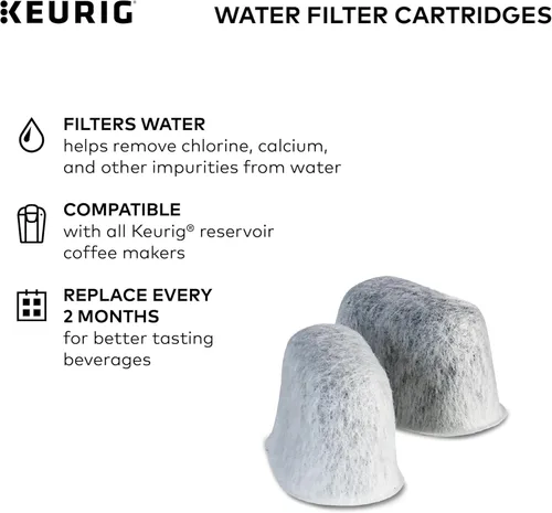 Miniatura 4 de Keurig Cartuchos de repuesto para filtro de agua, cartuchos de filtro de agua reemplazables, compatibles con cafeteras de cápsulas K-Cup 2.0