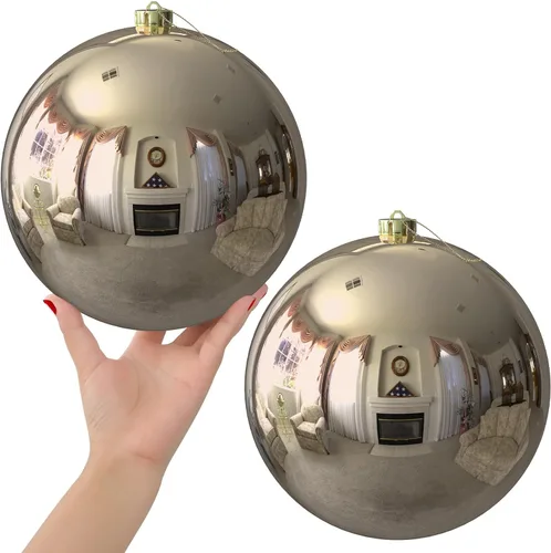 Miniatura 165 de Bolas de Navidad Grandes de 3.2" en Azul Bebé - Adornos para Árbol de Navidad, Bolas Colgantes Inastillables para Cumpleaños, Halloween, Boda