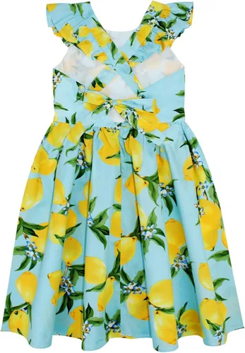 Miniatura 234 de Vestido de verano para niña, de algodón, con diseño floral
