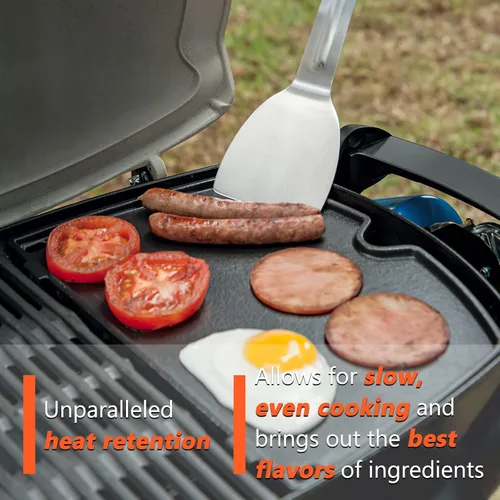 Miniatura 6 de Parrilla 6558 para parrillas Weber Q100 Q120 Q1000 serie Q1200, piezas de parrilla de hierro fundido para parrillas de gas Weber Q100/1000, parrilla