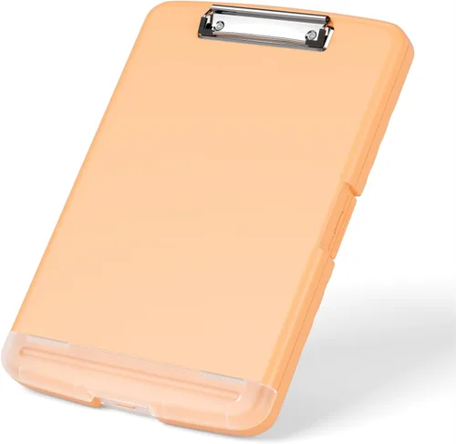 Miniatura 20 de Rimilak Portapapeles de plástico con almacenamiento, portafolio de enfermería de alta capacidad 8.5 x 11 con soporte para bolígrafo, tamaño 14.2 x
