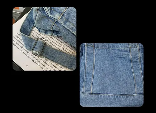 Miniatura 6 de Bolso de hombro de mezclilla para mujer, bolso de mano grande tipo hobo, bolso de compras ligero, bolso de viaje holgado, bolso retro casual
