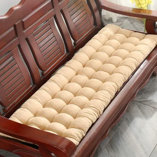 Miniatura 11 de Cojín para tumbona gruesa para silla de patio, cojín de asiento portátil, colchón, reclinable, almohadilla para sofá, banco, tatami (solo cojín) A
