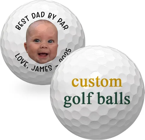 Miniatura 10 de Pelotas de golf personalizadas de With Love From Julie para hombres - Bolas de golf personalizadas - Regalos personalizados de bolas de golf