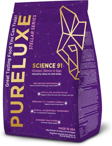 Miniatura 14 de PURELUXE Alimento para perros sin granos y gluten, pavo, guisantes partidos y salmón Elite Nutrition, para perros de raza pequeña en todas