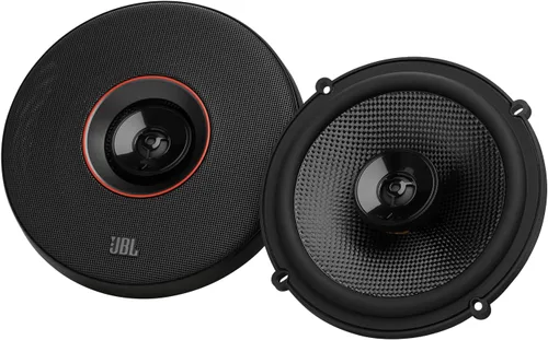JBL Club 64SQ - Altavoz de audio para coche de dos vías premium de 6-1/2”, 75W RMS, pico de 225W, sensibilidad (@ 2.83V): 93dB, respuesta de