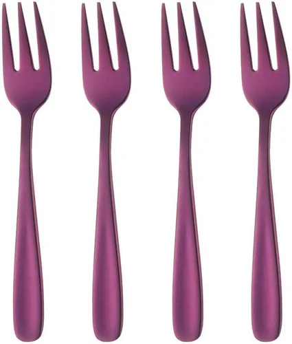 Miniatura 36 de Baikai - Juego de 12 tenedores para aperitivos, de acero inoxidable 18/10, con acabado de acero inoxidable, para cóctel, mini ensalada y fruta, 5.5