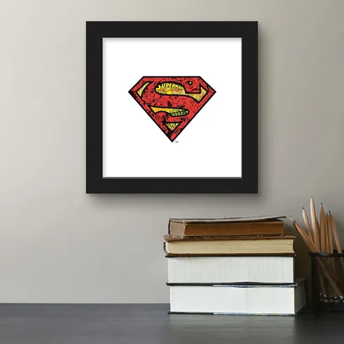 Miniatura 4 de Trends International Gallery Pops DC Comics Superman - Póster de pared con logotipo de mosaico de cómic S-Shield, 12 x 12 pulgadas, versión Versión