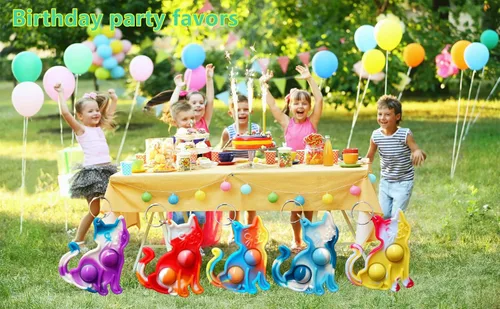 Miniatura 4 de Paquete de 24 juguetes divertidos para gatos, regalo único de verano, juguetes surtidos para niños, niños, aulas, estudiantes, regalos