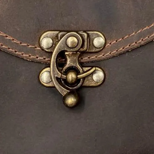 Miniatura 4 de Hide & Drink, Bolso de mano vintage hecho a mano de cuero de grano completo, moda para mujer