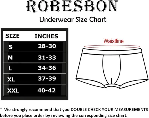 Miniatura 6 de Robesbon Calzoncillos tipo bóxer de algodón transpirable para hombre, paquete de ropa interior elástica suave