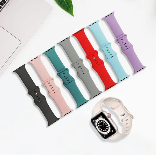 Miniatura 2 de Compatible con correa de reloj de 40 mm, 38 mm, 41 mm, 42 mm, 44 mm, 45 mm, 49 mm para hombres y mujeres, correa de repuesto deportiva transpirable