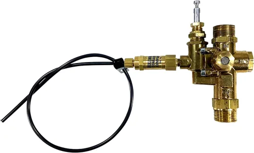 Miniatura 6 de Entrada superior de compresión de 3/4 pulgadas x 3/4 pulgadas MNPT Oulet, válvula de retención piloto descargador combinado con cable de control