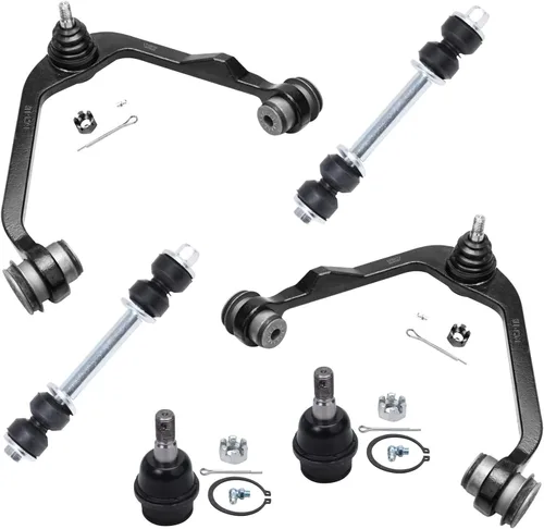 Miniatura 339 de Detroit Axle - Kit de extremo delantero para Chrysler 300 Dodge Charge Challenger 2011-2023, 2 brazos de control inferiores traseros 2 rótulas