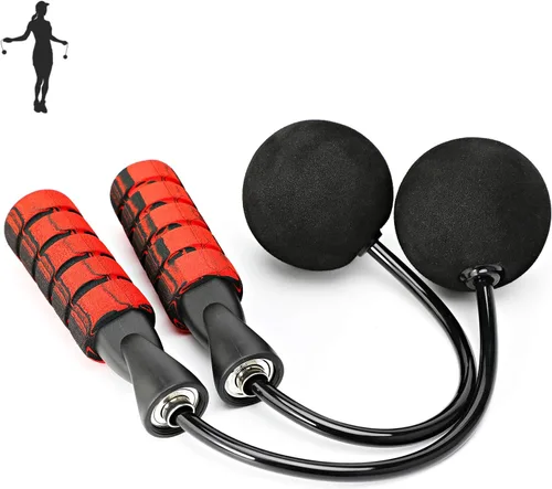 Cuerda de Saltar, Cuerda de Saltar Sin Cuerda de Entrenamiento para Fitness, Cuerda de Saltar Inalámbrica con Peso Ajustable para Hombres y Mujeres
