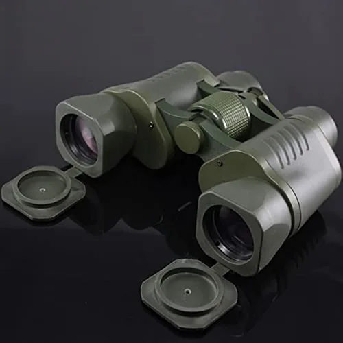 Miniatura 3 de CHUPOP Prismáticos de 50 x 50 con poca luz de visión nocturna HD de alta potencia para adultos, prismáticos verdes del ejército, prisma BAK-4, lente