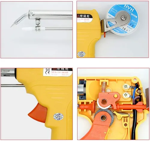 Miniatura 4 de Pistola de soldadura automática de mano, kit de soldadura eléctrica de mano, herramienta de soldadura 110 V, 220 V, 60 W, para placa de circuitos