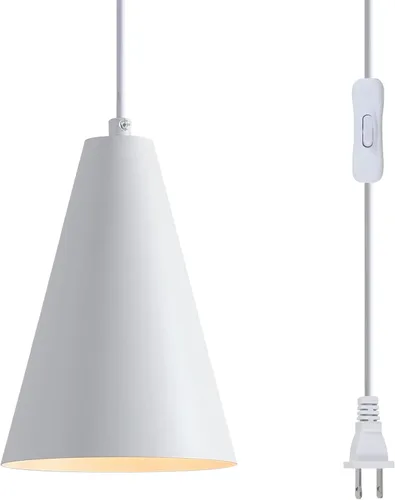 Miniatura 16 de Dijiahua Paquete de 3 lámparas colgantes negras para isla de cocina, pequeños candelabros industriales modernos con pantalla de metal cono, mini