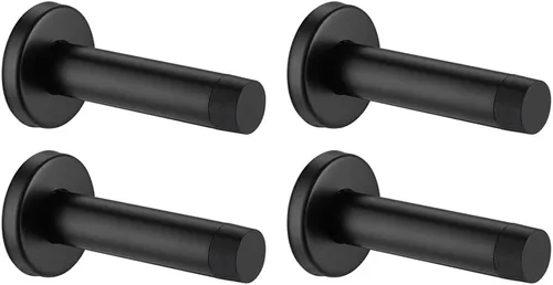 Miniatura 30 de JQK Tope de puerta, acero inoxidable 304 de grosor de 0.039 pulgadas (0.039 in), amortiguador de sonido, tope de puerta, protetor, 2 unidades, Punta