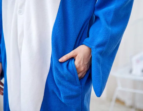 Miniatura 5 de Pijama de tiburón para adultos, disfraz de Halloween, ropa de dormir