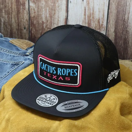 Miniatura 63 de HOOEY Adjustable Snapback Trucker Hat with Cactus Ropes Logo