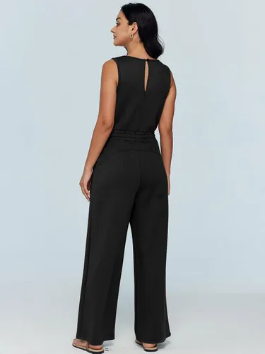 Miniatura 5 de AUTOMET Trajes de otoño para mujer, ropa casual de moda, sin mangas, pierna ancha, pantalones largos