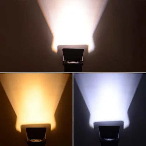 Miniatura 7 de BETOPPER Foco de escenario con/puerta de granero, luz de escenario COB de 200 W, luz LED DMX blanca cálida y fría, luz estroboscópica