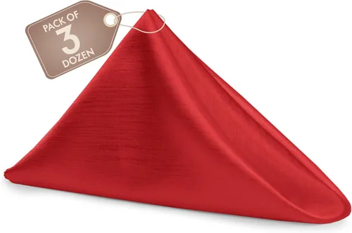 Miniatura 198 de Ultimate Textile -1 docena de servilletas reversibles Shantung Satin - Majestic - Servilletas de tela Majestic de 17 x 17 pulgadas, color marrón